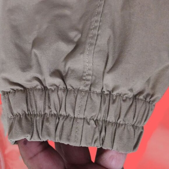 L.L.Bean Vtg Mens Jacket With Fleece Lining & Zip Green Small - Picture 14 of 16